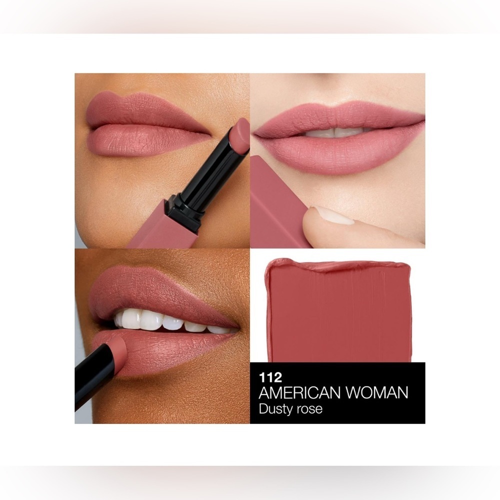 NARS Powermatte Lipstick in American Woman - Dusty Rose - Picture 3 of 5